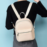 Waterproof Oxford Backpack For Women School Bags Female Solid Travel Small Bag