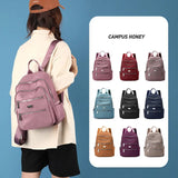 Waterproof School Backpack for University Women Nylon Casual Backpack
