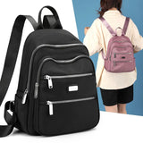 Waterproof School Backpack for University Women Nylon Casual Backpack