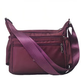 Waterproof Nylon Crossbody Bag for Women Vintage Messenger Bag