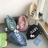 Waterproof Nylon Women Backpack for Teenage Girl