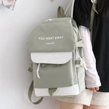 Waterproof Nylon Women Backpack for Teenage Girl Travel High Schoolbag Mochila