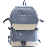 Waterproof Nylon Women Backpack for Teenage Girl Travel High Schoolbag Mochila