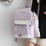 Waterproof Nylon Women Backpack for Teenage Girl Travel High Schoolbag Mochila