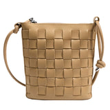 Weaving Lady Shoulder Messenger Cross Body Purses And Handbags