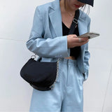 Chain Women's Bag Single Shoulder Messenger Bag Underarm French Stick Bag