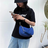 Chain Women's Bag Single Shoulder Messenger Bag Underarm French Stick Bag