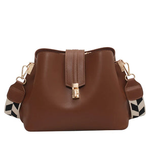 Wide Strap Clutches Ladies Shoulder Messenger Bags Female Purses