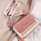 Net Red Texture Double Shoulder Strap Women's Bag