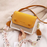 Net Red Texture Double Shoulder Strap Women's Bag