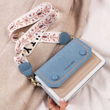 Net Red Texture Double Shoulder Strap Women's Bag