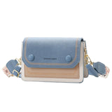 Net Red Texture Double Shoulder Strap Women's Bag