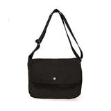 Canvas Shoulder Bag for Women Solid Casual Messenger Bag