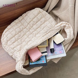 Winter Big Shoulder Bag Space Cotton Handbag Woman Casual Tote Down Diagonal