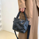 Winter Shoulder Bag Soft Nylon Handbags Crossbody Bags