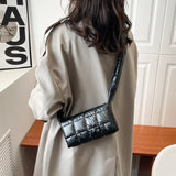 Winter Down Cotton Shoulder Bag Soft Nylon Handbags Crossbody Bags For Women