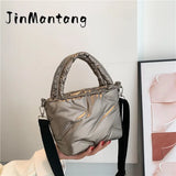 Warm Winter Down Cotton Shoulder Bag Crossbody Bags For Women