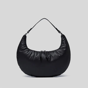Winter Half Moon Padded Tote Shoulder Bag High Quailty Ladies Handbags