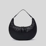 Winter Half Moon Padded Tote Shoulder Bag High Quailty Ladies Handbags