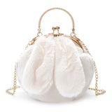 Winter Rabbit Ears Shoulder Bag for Women