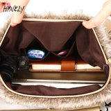 Winter Locomotive Bag Plush Warm Rabbit Fur Bag Plush Female Bag