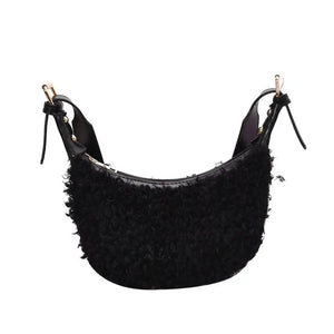 Winter Plush Handbags And Purses Crossbody Bags For Women