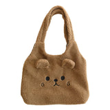 Winter Plush Lamb Hair Tote Bag