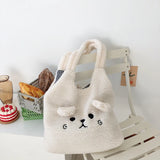 Winter Plush Tote Bag Lamb Hair Shoulder Bag