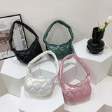 Winter Down Cotton Space Shoulder Bag for Women