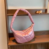 Winter Down Cotton Space Shoulder Bag for Women