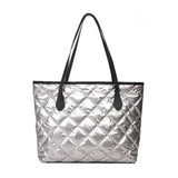 Winter Space Shoulder Bag Nylon Cotton Casual Tote Bags For Women