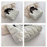 Winter Space Shoulder Bag Large Capacity Commuter Handbag Female Top-handle Bag