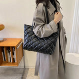 Winter Space Shoulder Bag Nylon Cotton Casual Tote Bags For Women