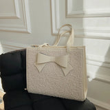 Winter Women's Plush Shoulder Bag High PU Leather Ladies Handbag