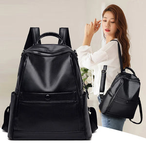 Fashionable Black Leather Crossbody Bag for Women