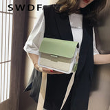 Leather Crossbody Messenger Bag for Women
