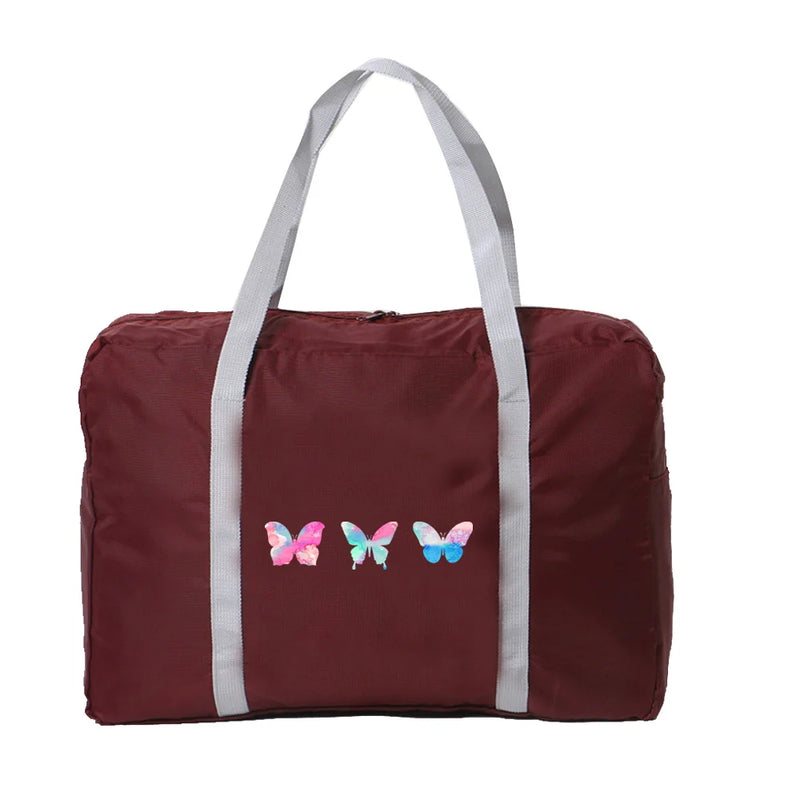 Nylon Yoga Travel Bag Large Capacity Zipper Luggage Bag