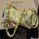 Women Shoulder Bags Chains Handbags PU Leather Messenger Bags