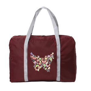 Nylon Foldable Travel Bag Waterproof Zipper Handbags