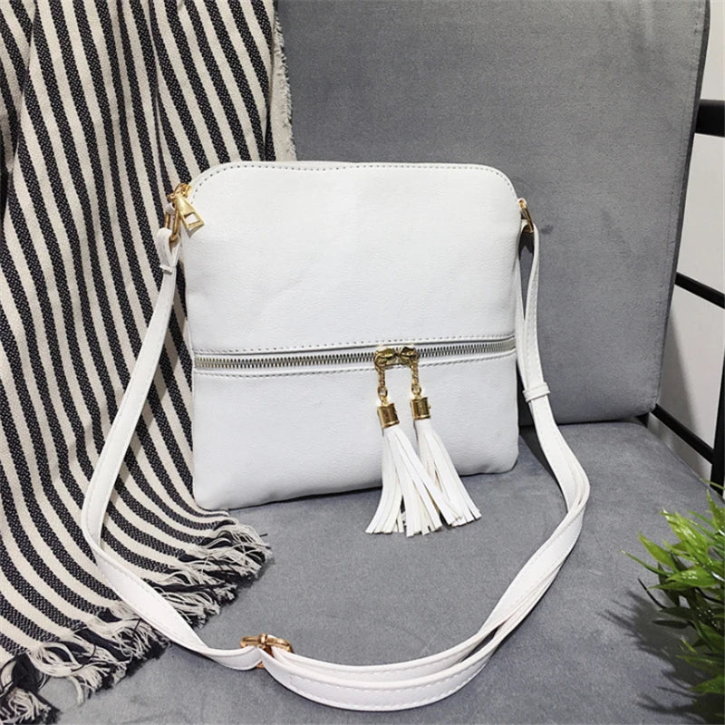 Tassel Shoulder Bag Crossbody Bag Female Wild Crossbody Bag Ladies Cellphone Bag