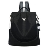 Women Backpack Anti-theft Waterproof Sequins Travel Rucksack