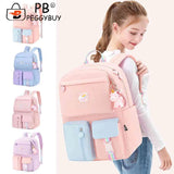 Women Backpack Contrast Travel Rucksack