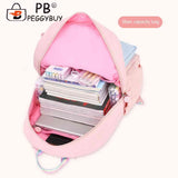 Women Backpack Contrast Travel Rucksack