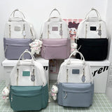 Women Backpack Female Waterproof School Bag Travel Rucksack for Teenagers