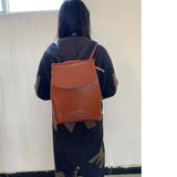 High Youth Leather Backpacks for Teenage Girls School Shoulder Bag