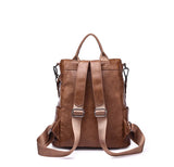 Women Backpack PU Leather Daypack Backpacks Female Casual Vintage Shoulder Bags