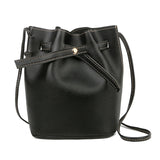 Women Backpack PU Leather School Bags Ladies Bucket Bag Shoulder Bags