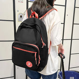 Large Capacity Multi-pocket Women Backpack for Teenage Girl Book Knapsack