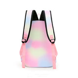 Waterproof Nylon School Backpack for Teen Girls with Lunch Box