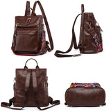 Women Backpacks High Leather Backpack School Bags Ladies Bagpack